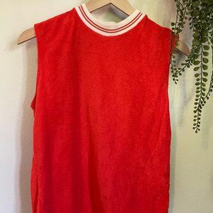 70s-Style Terry Cloth Tank